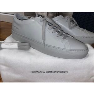 ❌SOLD❌Women By Common Projects Original Low Achilles Gray Eur Size 37 US7-Grey
